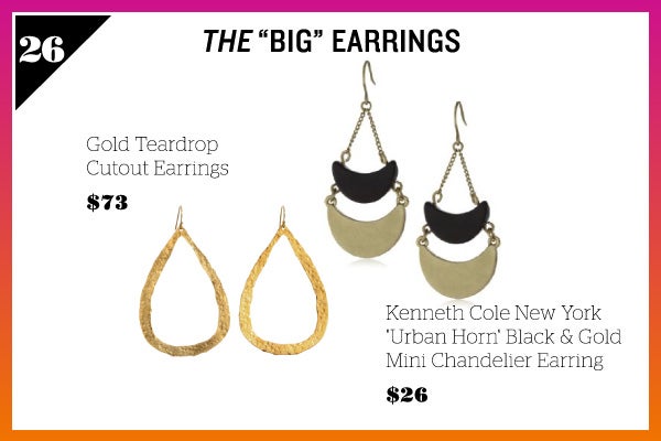 Summer Wardrobe Essentials - Big Earrings