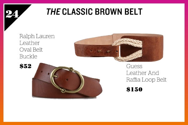 Summer Wardrobe Essentials - Brown Belt