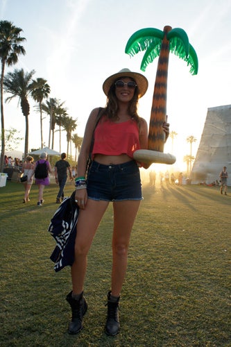 Coachella Style - palm tree