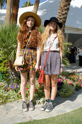 Coachella style - friend style at Coachella