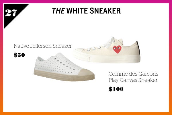 Summer Wardrobe Essentials - White Sneaker